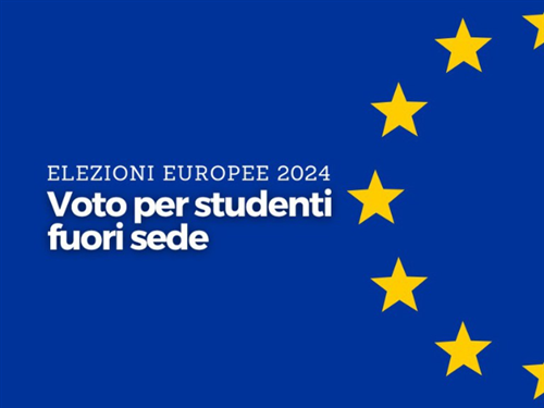Elezioni europee 2024 - voto studenti fuori sede
