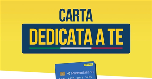 Carta "Dedicata a te" 2026 e 2027