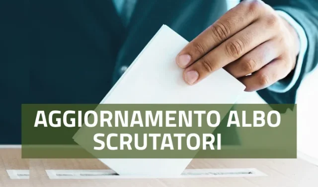 Aggiornamento albo Scrutatori di seggio elettorale – Domande entro novembre 2025