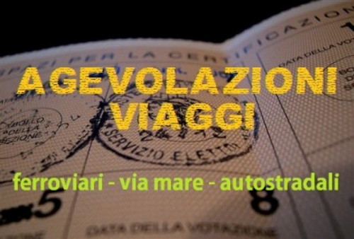 Referendum 22 e 23 Marzo 2026: Agevolazioni tariffarie per i viaggi ferroviari, via mare, autostradali e aerei.