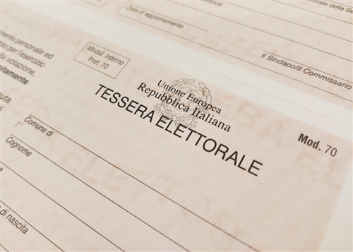 Avviso in merito alla tessera elettorale